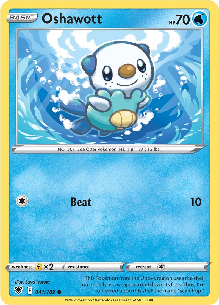 Oshawott (041/189) [Sword & Shield: Astral Radiance] | Mega City Incorporated