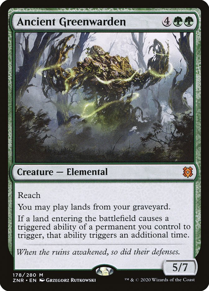 Ancient Greenwarden [Zendikar Rising] | Mega City Incorporated