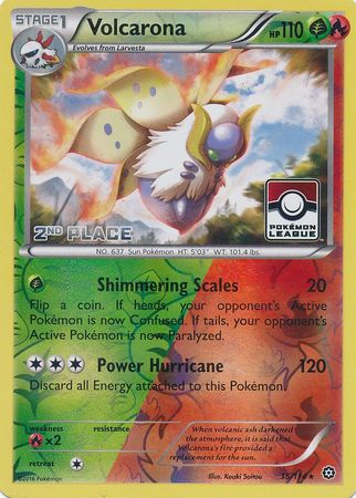 Volcarona (15/114) (League Promo 2nd Place) [XY: Steam Siege] | Mega City Incorporated