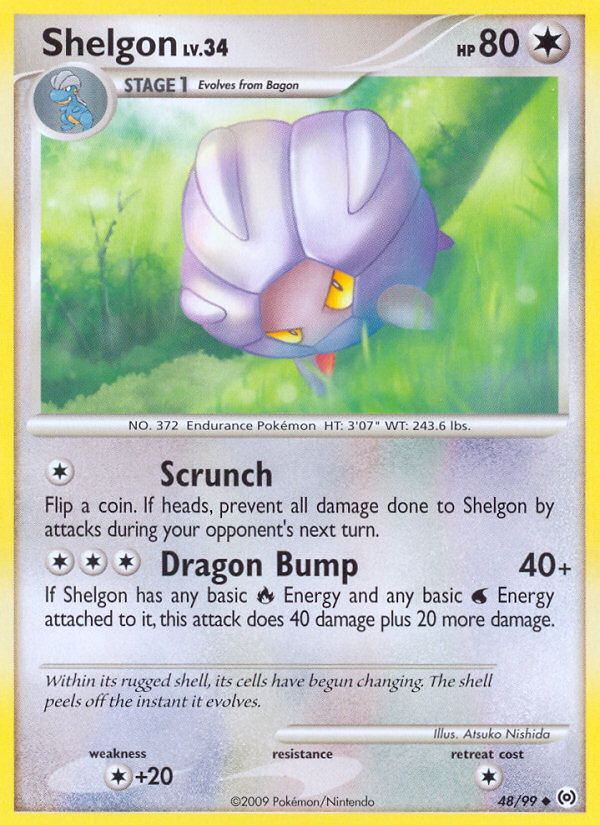 Shelgon (48/99) [Platinum: Arceus] | Mega City Incorporated