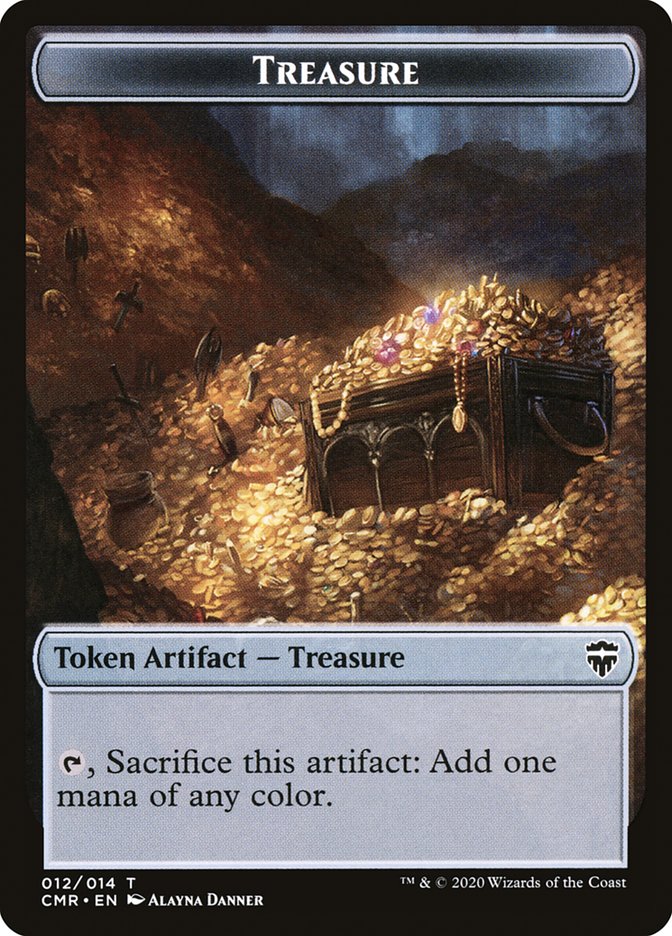Copy (013) // Treasure Token [Commander Legends Tokens] | Mega City Incorporated