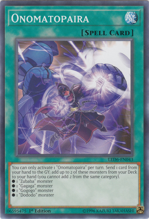 Onomatopaira [LED6-EN043] Common | Mega City Incorporated