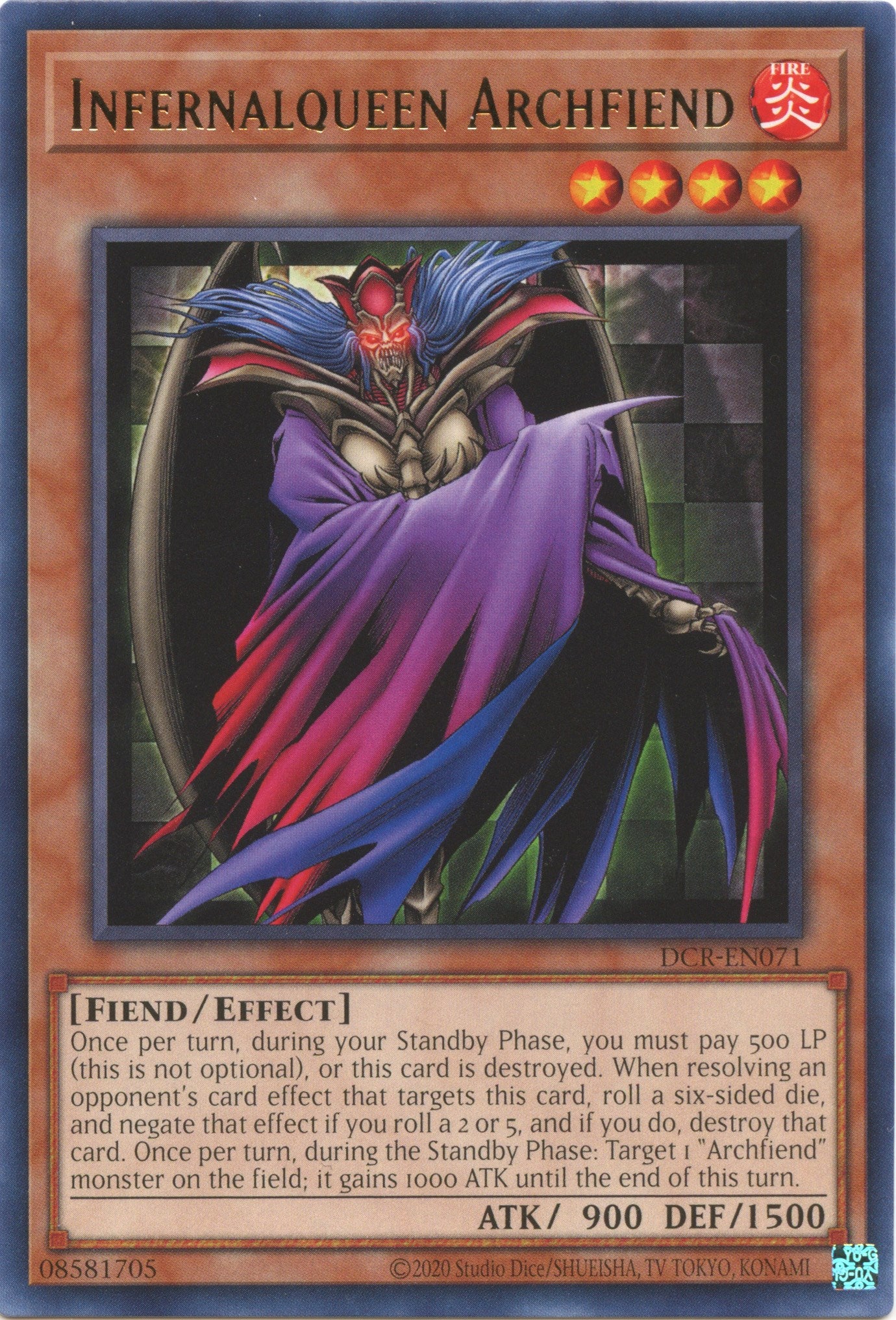 Infernalqueen Archfiend (25th Anniversary) [DCR-EN071] Rare | Mega City Incorporated