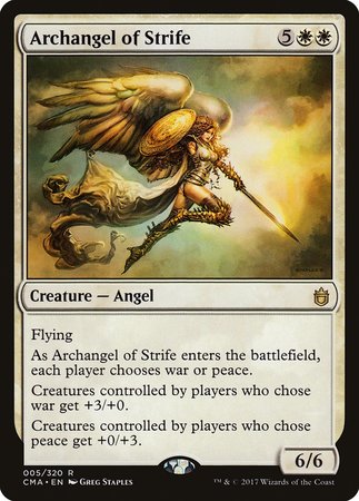 Archangel of Strife [Commander Anthology] | Mega City Incorporated