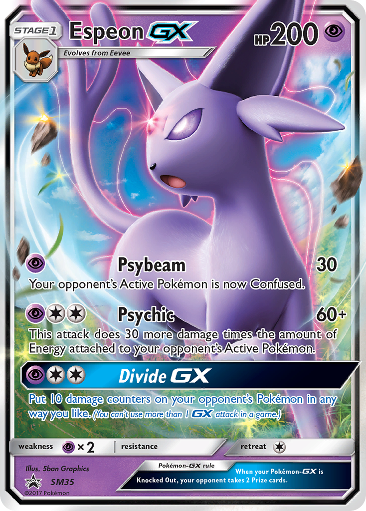 Espeon GX (SM35) [Sun & Moon: Black Star Promos] | Mega City Incorporated