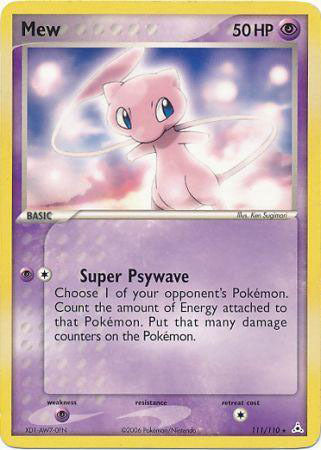 Mew (111/110) (Non Holo DVD Promo) [EX: Holon Phantoms] | Mega City Incorporated