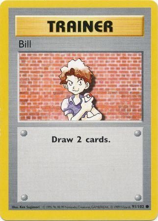 Bill (91/102) [Base Set Shadowless Unlimited] | Mega City Incorporated