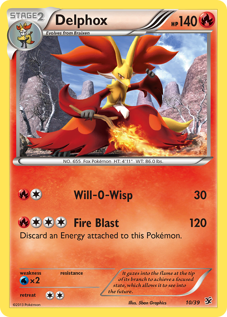 Delphox (10/39) [XY: Kalos Starter Set] | Mega City Incorporated