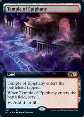 Temple of Epiphany (Extended Art) [Core Set 2021] | Mega City Incorporated