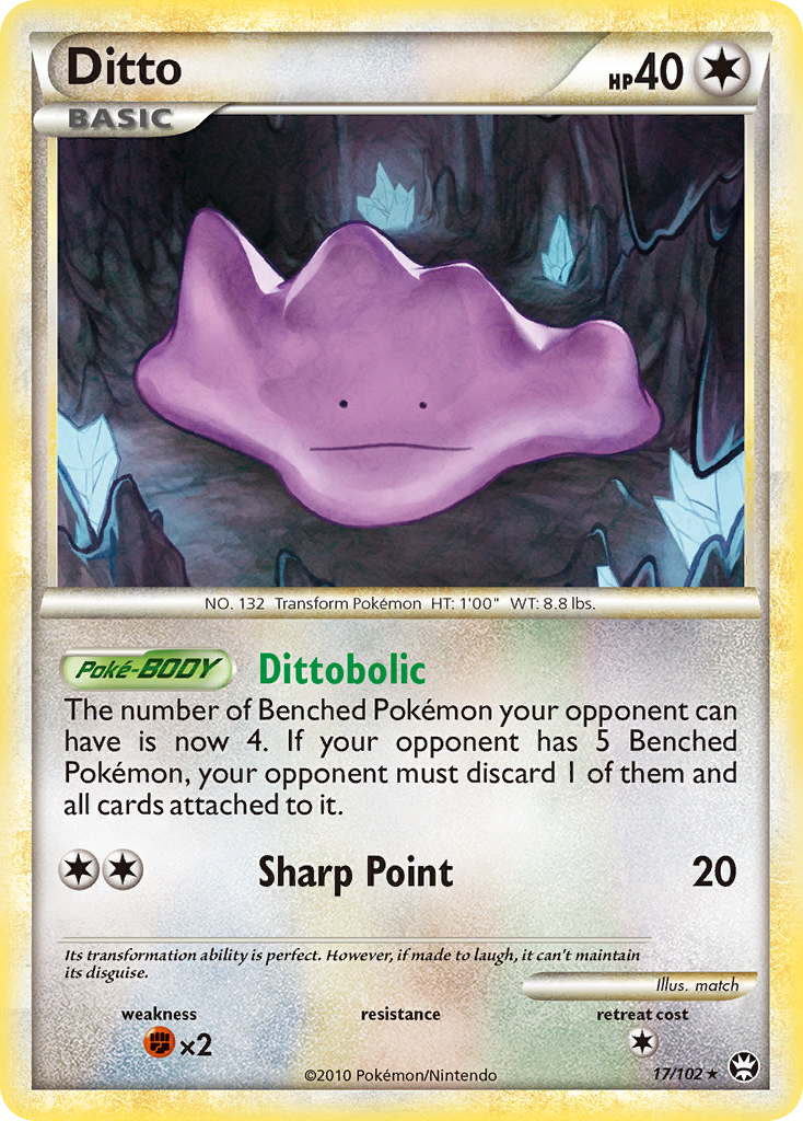 Ditto (17/102) [HeartGold & SoulSilver: Triumphant] | Mega City Incorporated