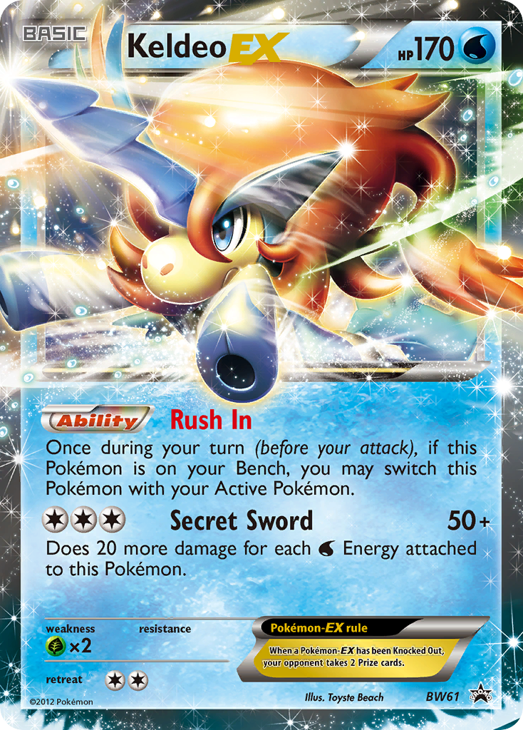 Keldeo EX (BW61) [Black & White: Black Star Promos] | Mega City Incorporated