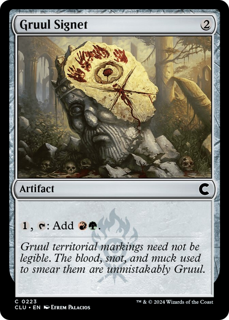 Gruul Signet [Ravnica: Clue Edition] | Mega City Incorporated