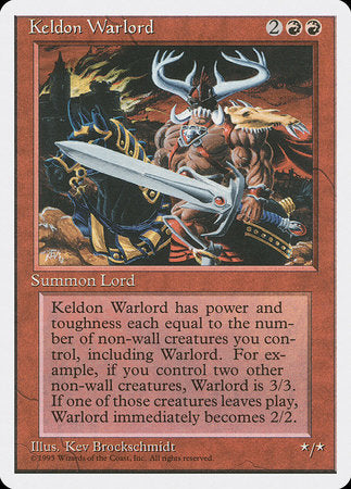 Keldon Warlord [Fourth Edition] | Mega City Incorporated