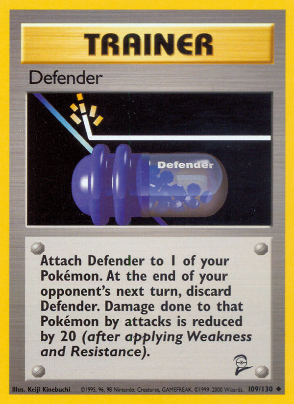 Defender (109/130) [Base Set 2] | Mega City Incorporated