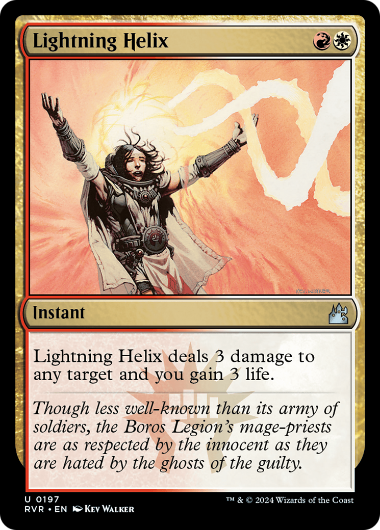 Lightning Helix [Ravnica Remastered] | Mega City Incorporated