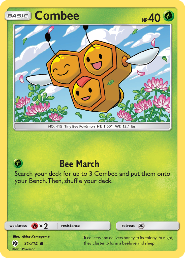 Combee (31/214) [Sun & Moon: Lost Thunder] | Mega City Incorporated