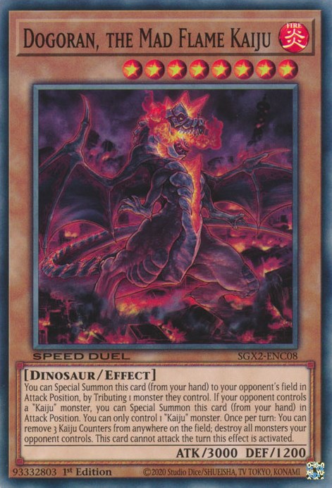 Dogoran, the Mad Flame Kaiju [SGX2-ENC08] Secret Rare | Mega City Incorporated