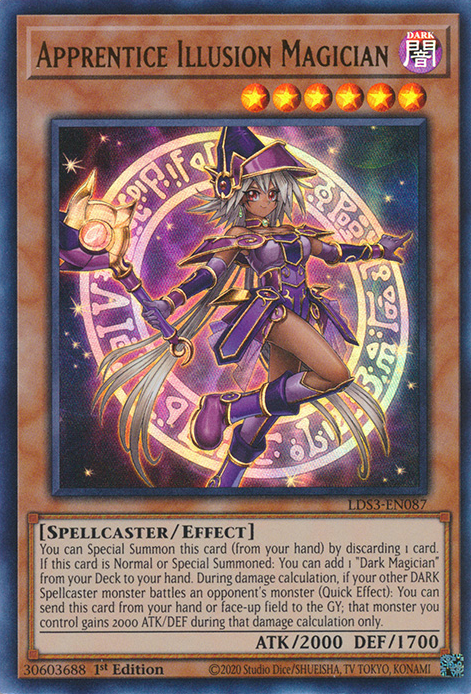 Apprentice Illusion Magician [LDS3-EN087] Ultra Rare | Mega City Incorporated