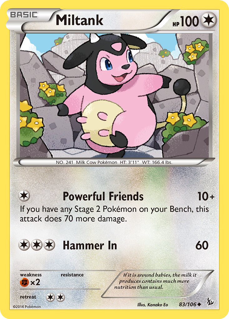 Miltank (83/106) [XY: Flashfire] | Mega City Incorporated