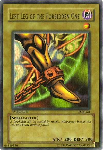 Left Leg of the Forbidden One [LOB-121] Ultra Rare | Mega City Incorporated