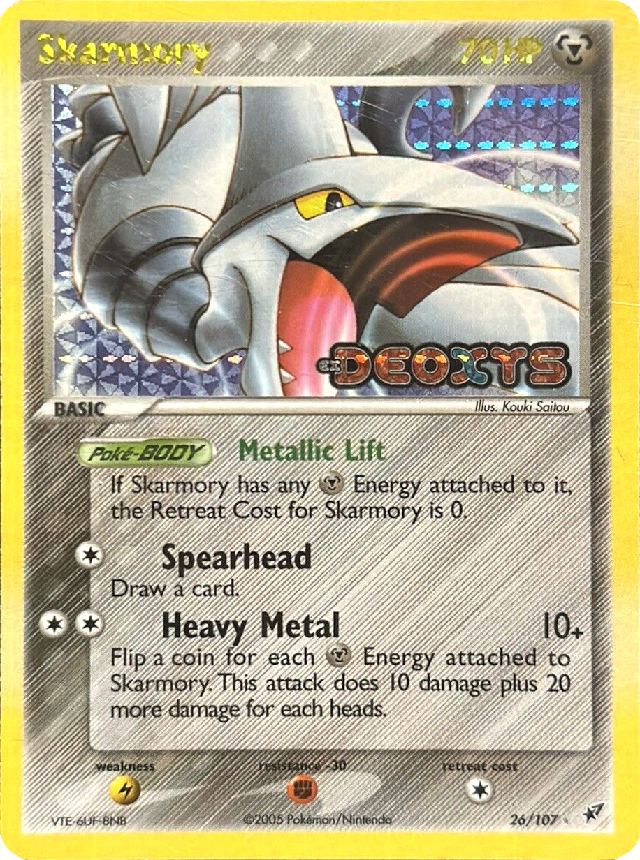 Skarmory (26/107) (Stamped) [EX: Deoxys] | Mega City Incorporated