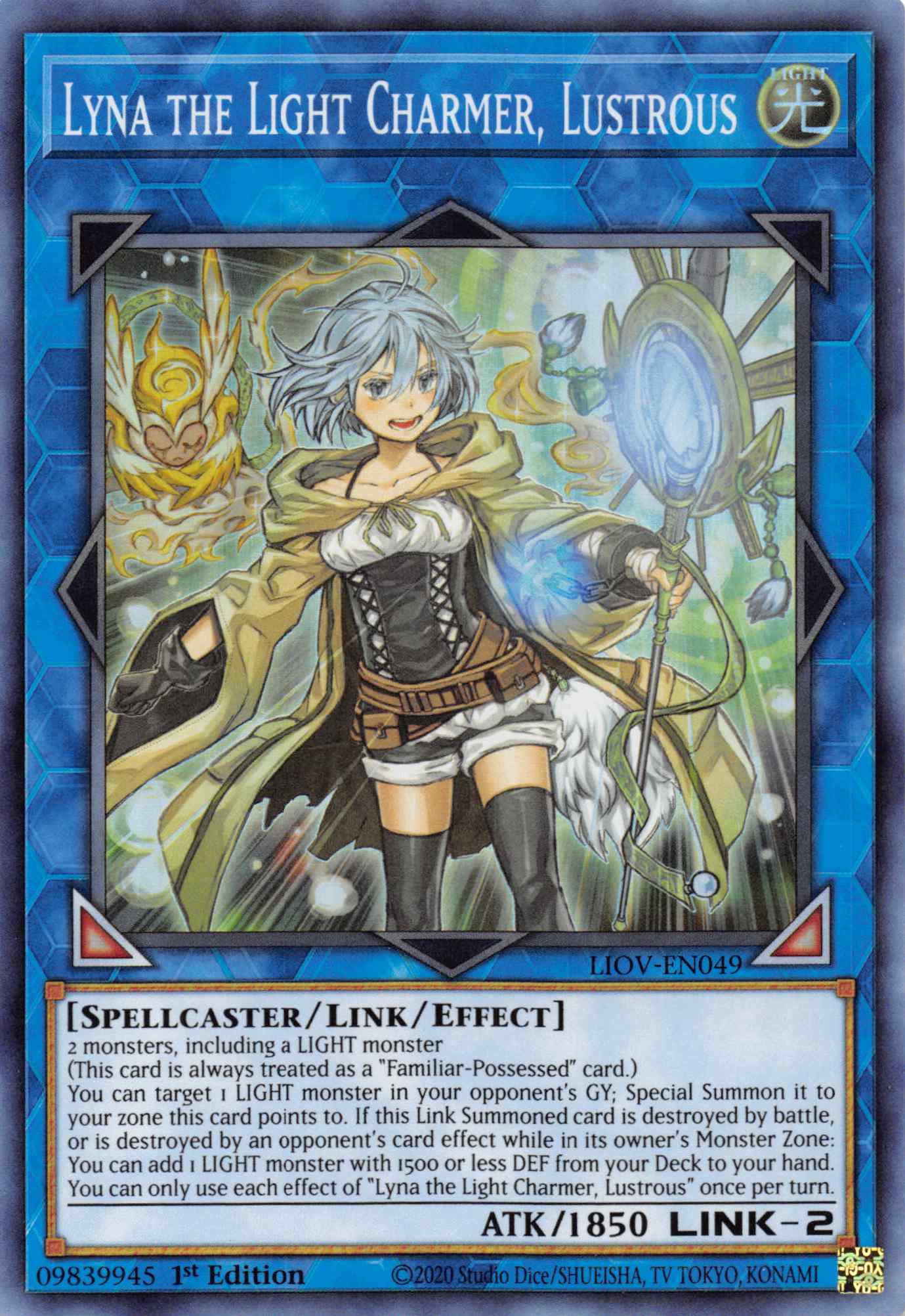 Lyna the Light Charmer, Lustrous [LIOV-EN049] Starlight Rare | Mega City Incorporated