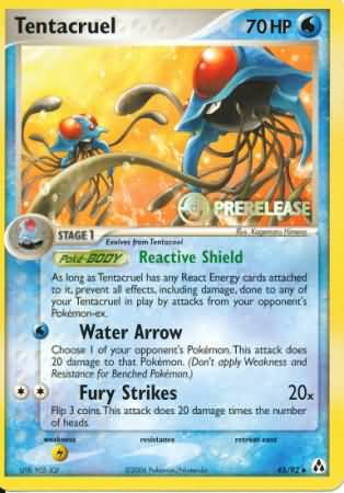 Tentacruel (45/92) (Prerelease Promo) [Nintendo: Black Star Promos] | Mega City Incorporated