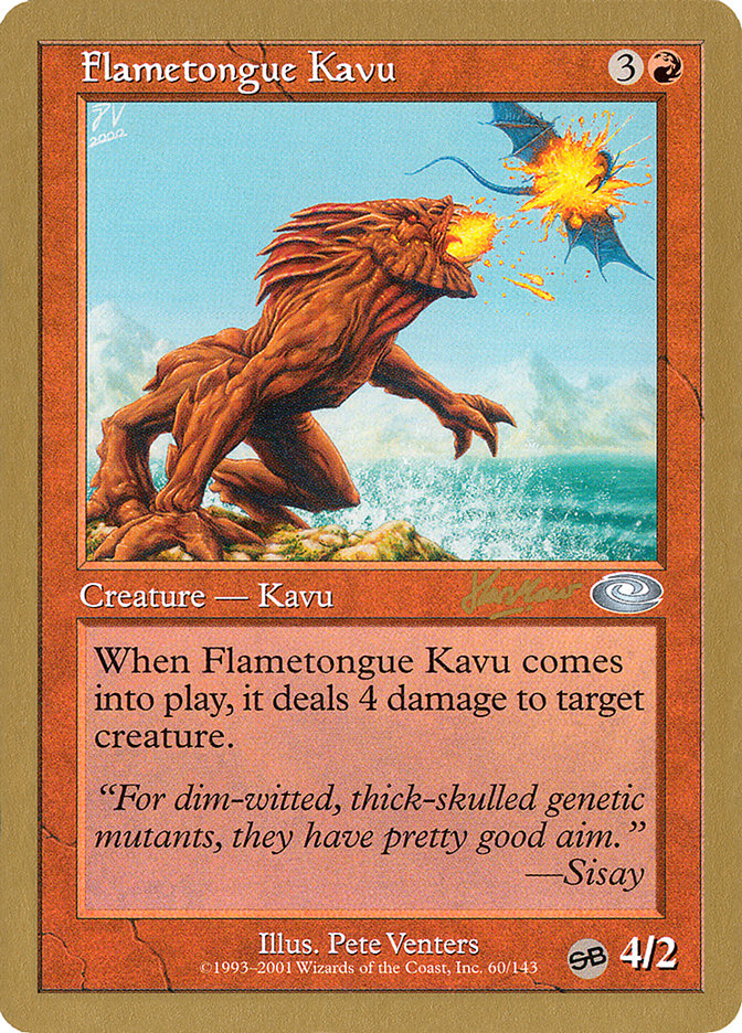 Flametongue Kavu (Sim Han How) (SB) [World Championship Decks 2002] | Mega City Incorporated