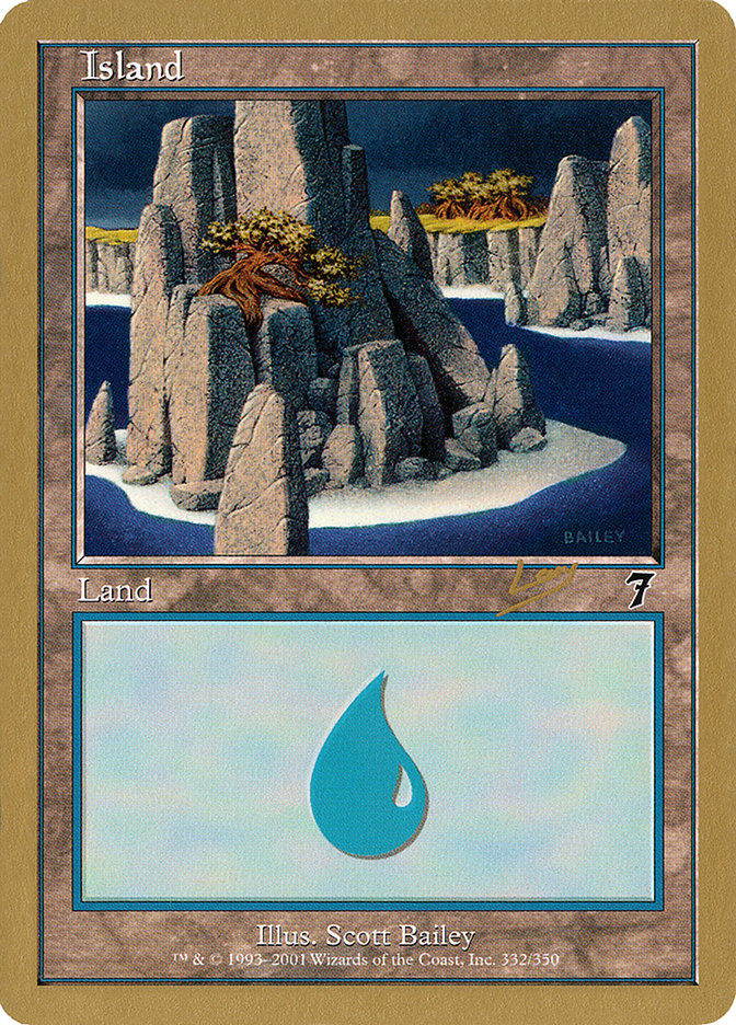 Island (rl332) (Raphael Levy) [World Championship Decks 2002] | Mega City Incorporated