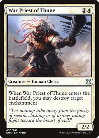 War Priest of Thune [Eternal Masters] | Mega City Incorporated