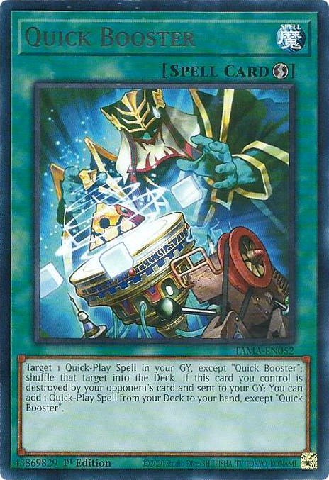 Quick Booster [TAMA-EN052] Rare | Mega City Incorporated