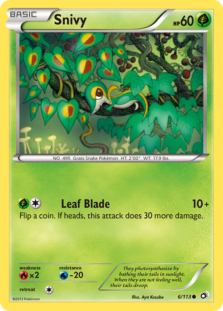 Snivy (6/113) [Black & White: Legendary Treasures] | Mega City Incorporated