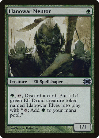Llanowar Mentor [Future Sight] | Mega City Incorporated