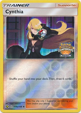 Cynthia (119a/156) (Regional Championship Promo) [Sun & Moon: Ultra Prism] | Mega City Incorporated