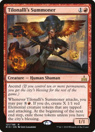 Tilonalli's Summoner [Rivals of Ixalan Promos] | Mega City Incorporated