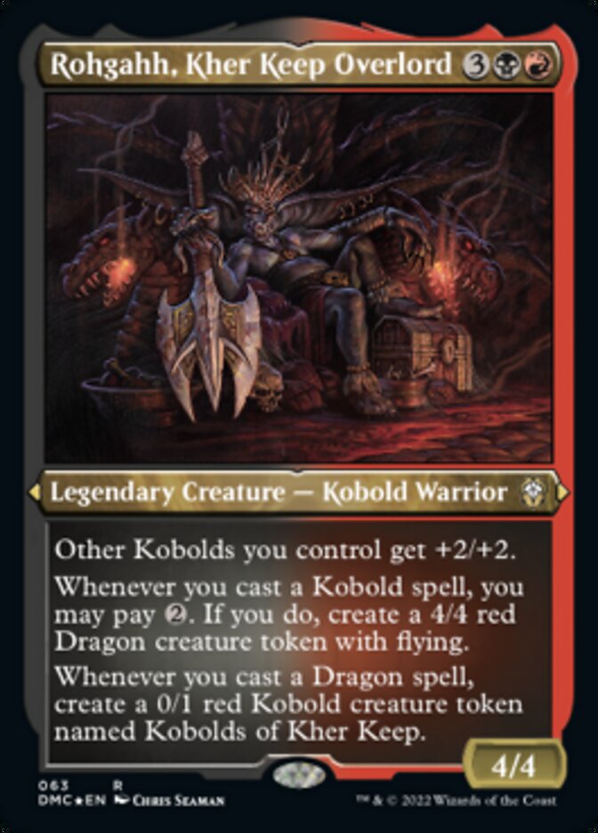 Rohgahh, Kher Keep Overlord (Foil Etched) [Dominaria United Commander] | Mega City Incorporated