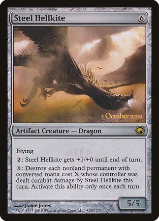 Steel Hellkite [Scars of Mirrodin Promos] | Mega City Incorporated