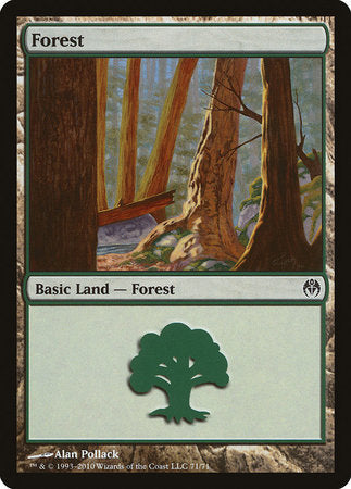 Forest (71) [Duel Decks: Phyrexia vs. the Coalition] | Mega City Incorporated