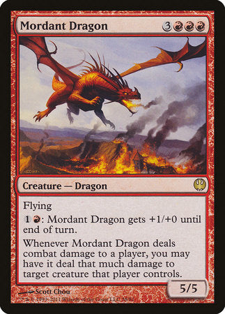 Mordant Dragon [Duel Decks: Knights vs. Dragons] | Mega City Incorporated