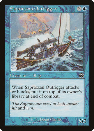 Saprazzan Outrigger [Mercadian Masques] | Mega City Incorporated