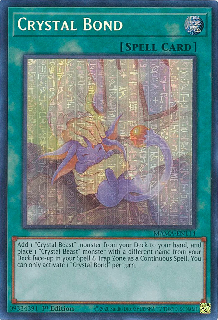 Crystal Bond [MAMA-EN114] Ultra Pharaoh's Rare | Mega City Incorporated