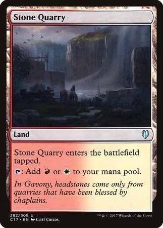 Stone Quarry [Commander 2017] | Mega City Incorporated