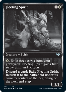 Fleeting Spirit [Innistrad: Double Feature] | Mega City Incorporated