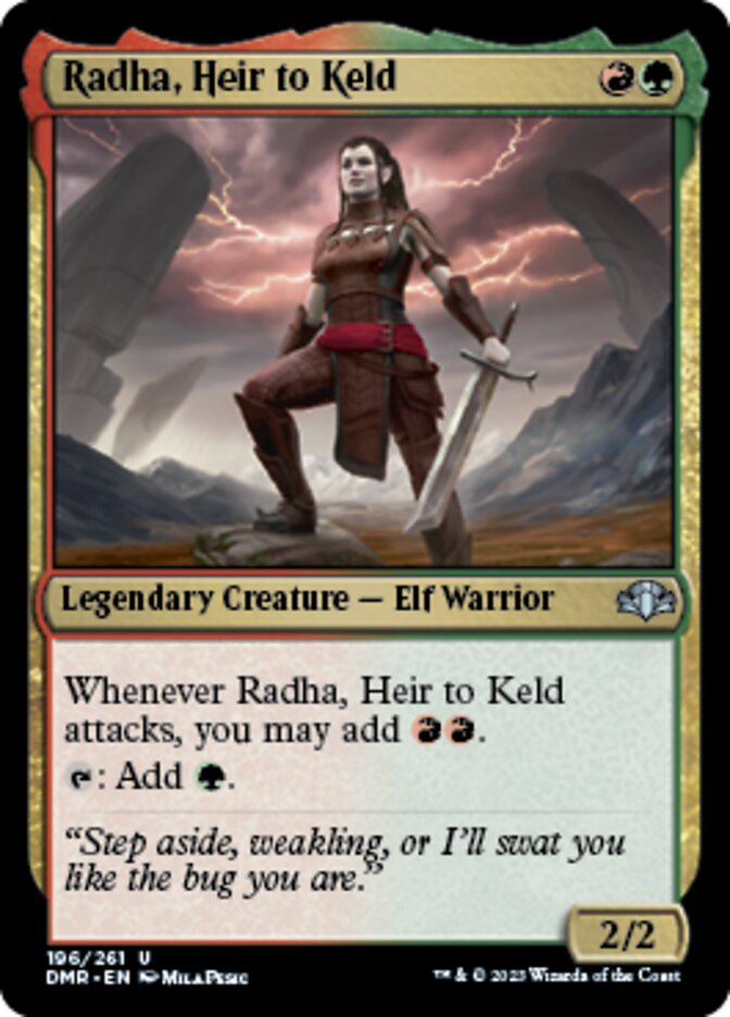 Radha, Heir to Keld [Dominaria Remastered] | Mega City Incorporated