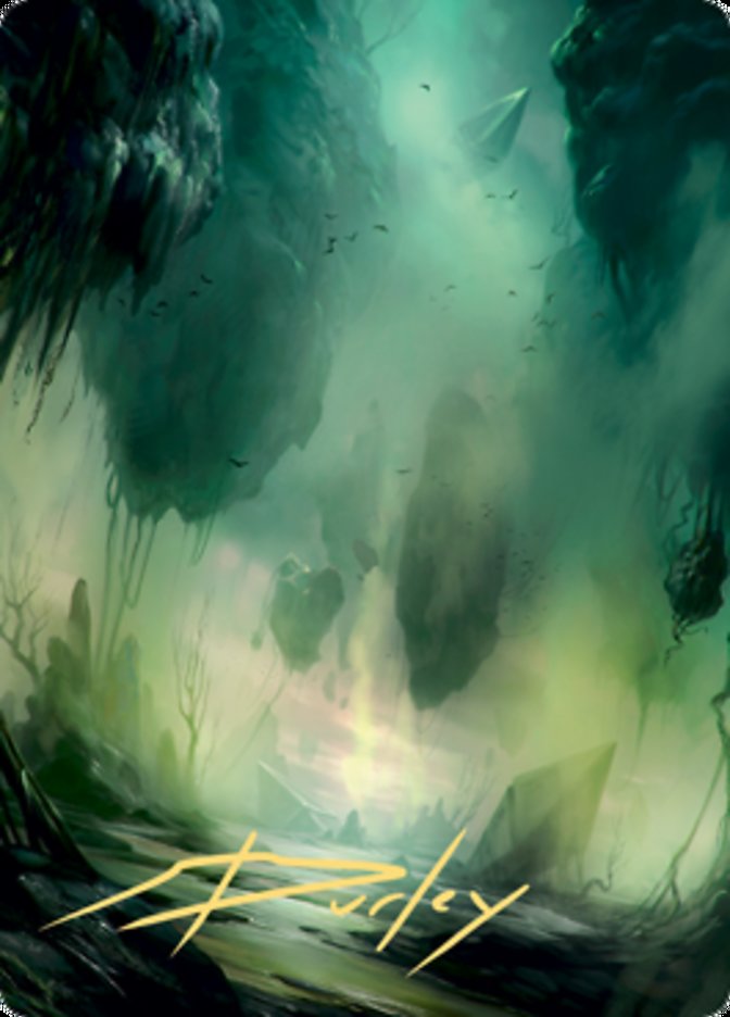 Swamp 1 Art Card (Gold-Stamped Signature) [Zendikar Rising Art Series] | Mega City Incorporated