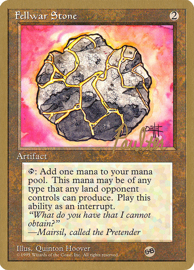 Fellwar Stone (Preston Poulter) (SB) [Pro Tour Collector Set] | Mega City Incorporated