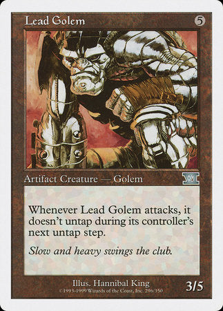 Lead Golem [Classic Sixth Edition] | Mega City Incorporated