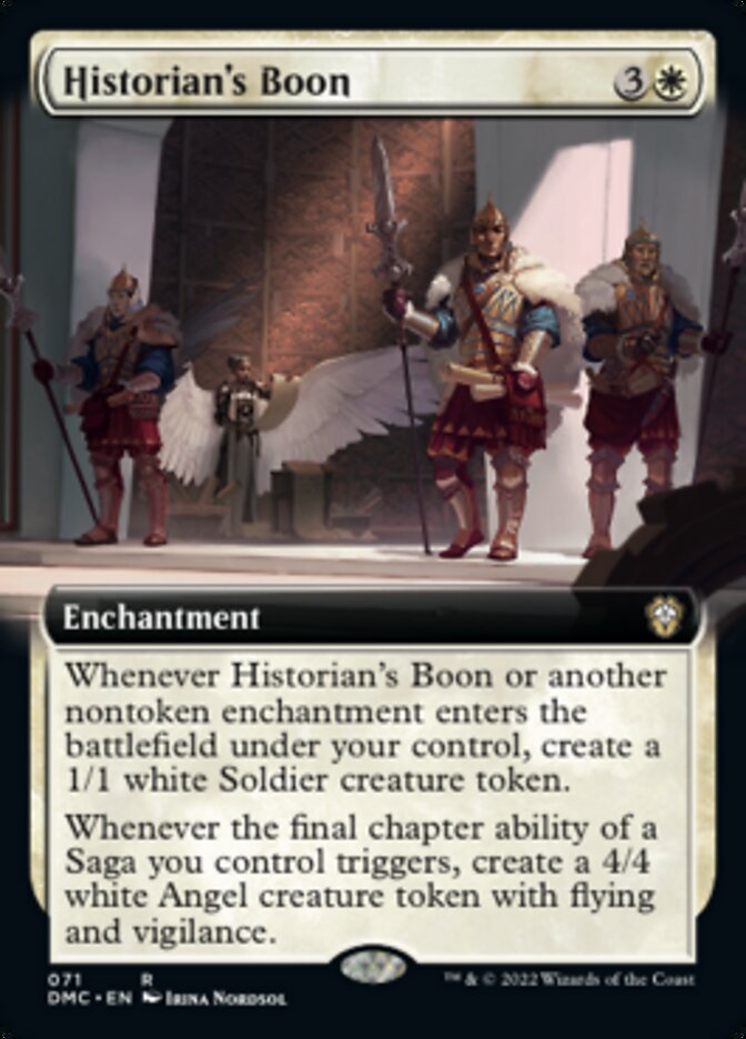 Historian's Boon (Extended Art) [Dominaria United Commander] | Mega City Incorporated