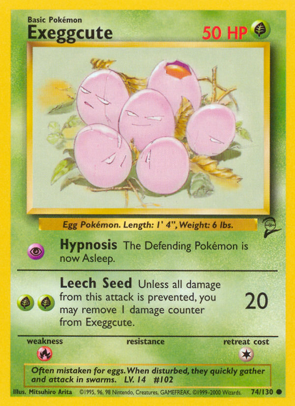 Exeggcute (74/130) [Base Set 2] | Mega City Incorporated