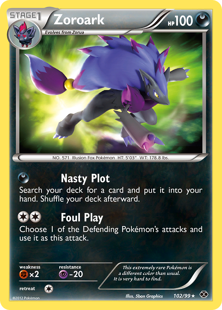 Zoroark (102/99) [Black & White: Next Destinies] | Mega City Incorporated